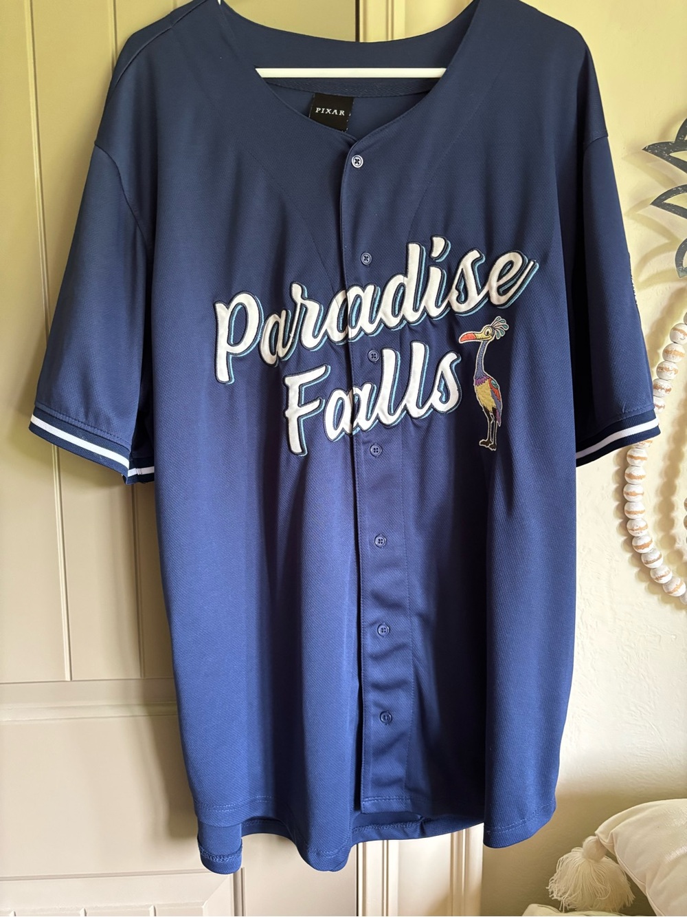 Pixar "Paradise Falls" Navy Baseball Jersey